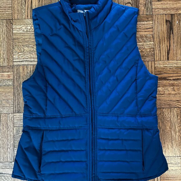 LOFT - Navy puffer vest (lightweight) - Picture 1 of 3